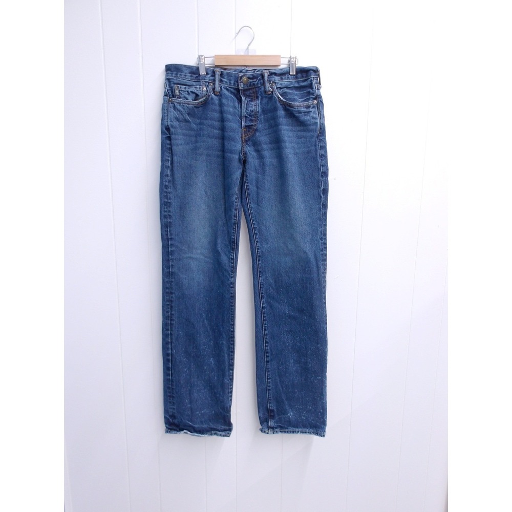 Abercrombie‎ & Fitch Jeans Distressed Denim Slim Fit Size 32 x34 / #6350